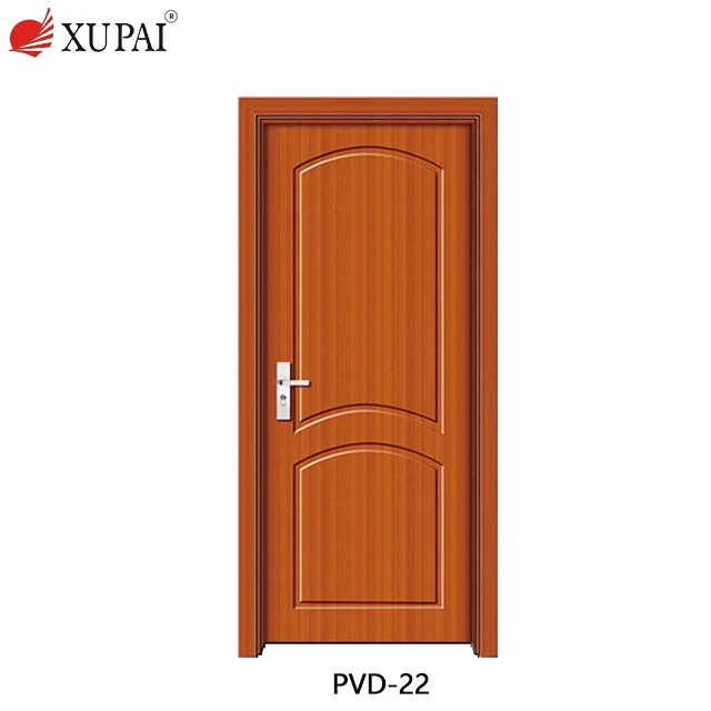 New style solid wooden door plywood door pakistan solid core pvc membrane door