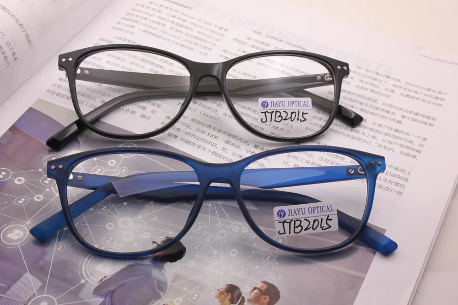 Custom logo Latest Design TR90 Black Fashion Anti Blue Light Computer Glasses