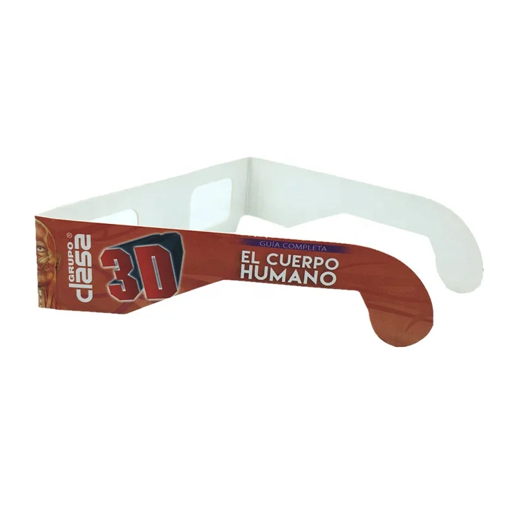 
Custom Design Promotional Cheap Chromadepth Cardboard 3d Glasses 