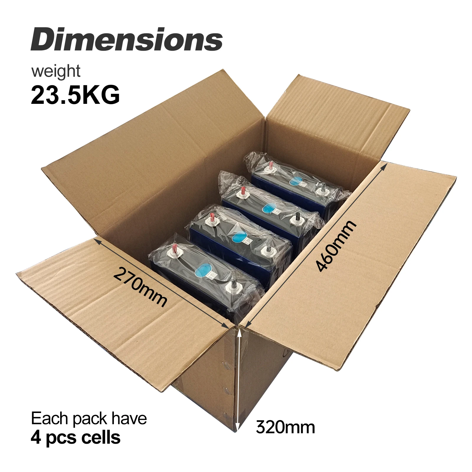 Grade A 314Ah lifepo4 battery cell 3.2v 280ah lifepo4 battery for solar energy system 48V 51.2V 300Ah powerwall