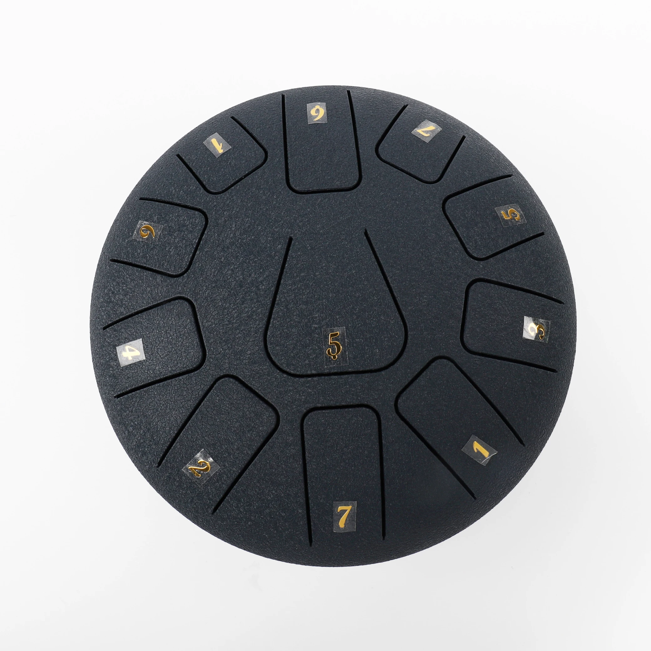 Factory offer the small size  design 8 inch (20cm) 11 tongue dark blue hank drum G key balmy drum  steel tongue drum