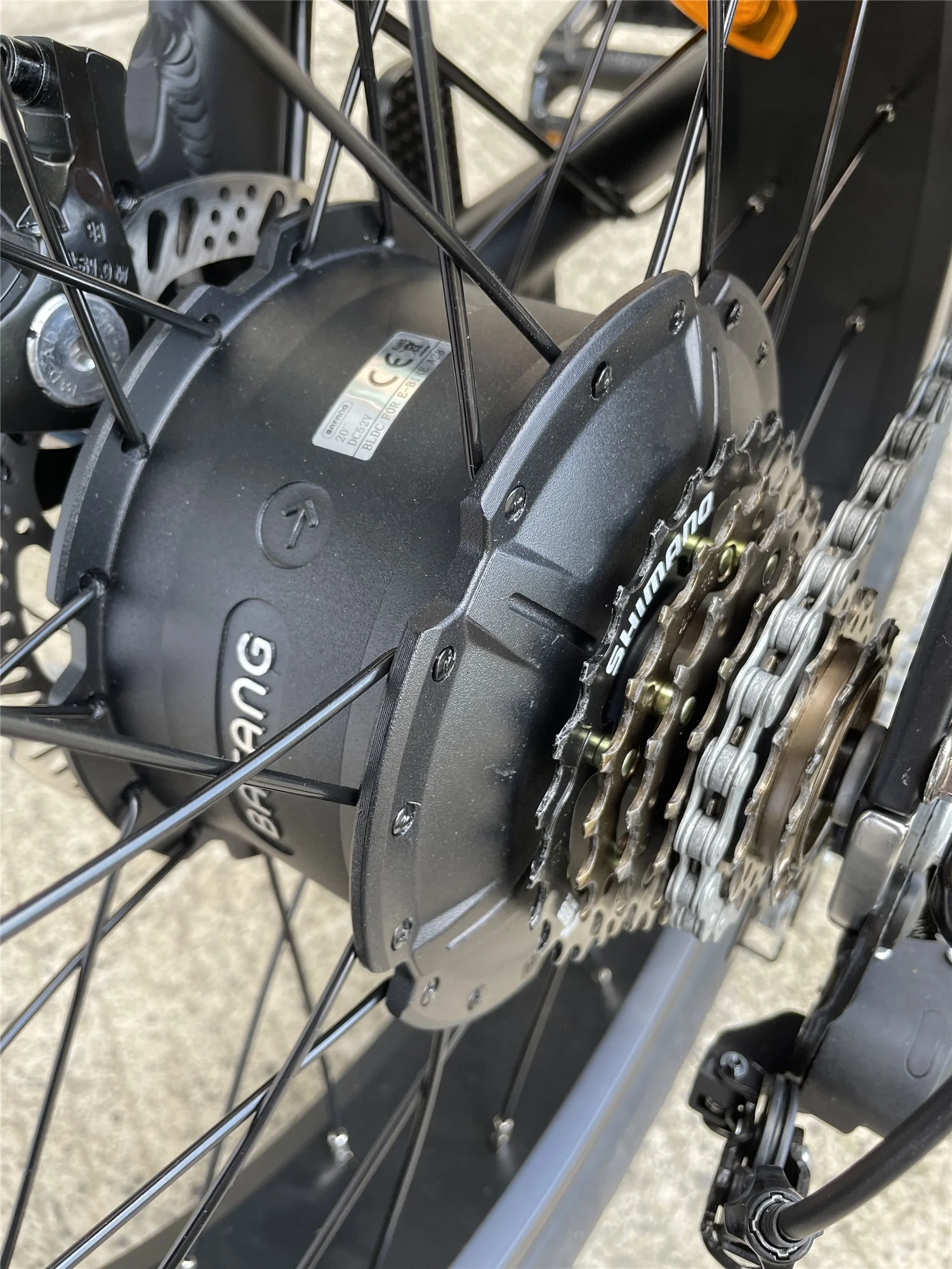 Bafang 1000W 52V Electric Bike High-Speed Dolphin Battery Long Range Robust Fat Tire Ebike with Aluminum Frame Surf Rack Basket