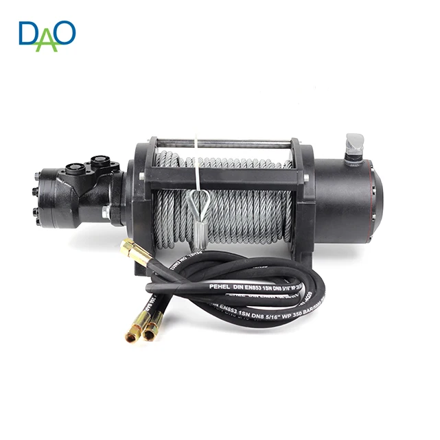 DAO winch hydraulic 10 ton/20000lbs factory price hydraulic truck winch for trailing