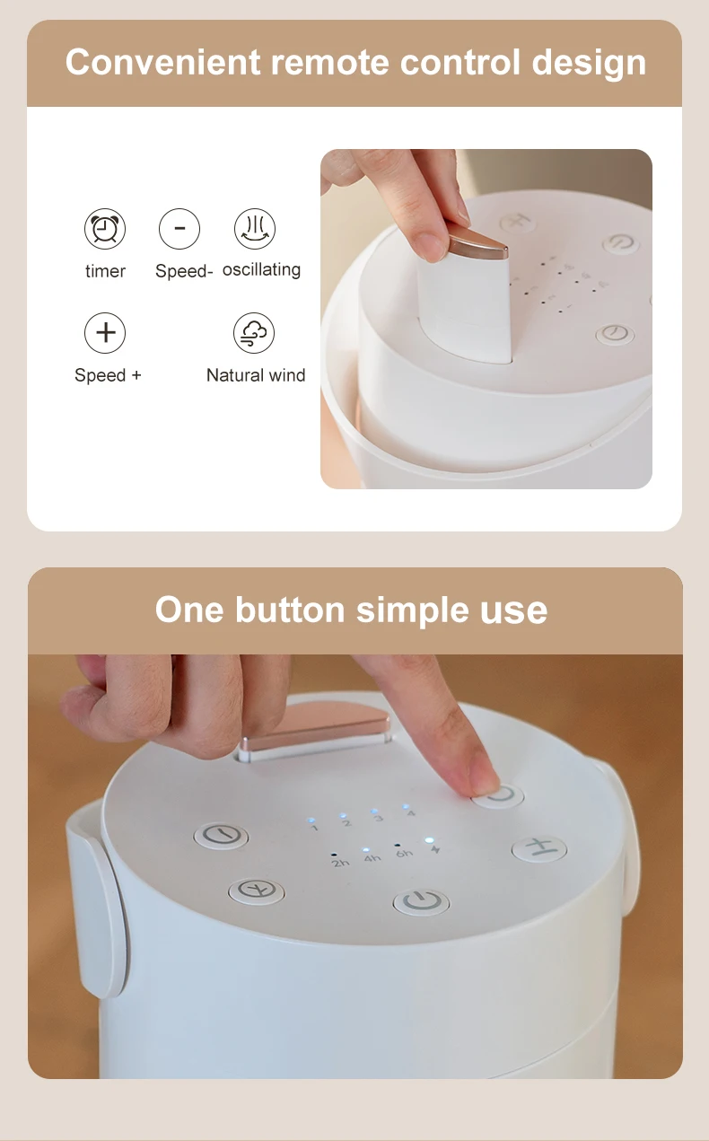 Home Fully Adjustable Wireless  CoolingTower Fan with Remote Control  10000MAh  Rotatable and retractable  Smart Air Cooler