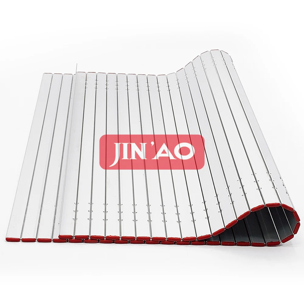 JINAO dust poof oil proof CNC protective flexible aluminum covers new design aluminum shield apron