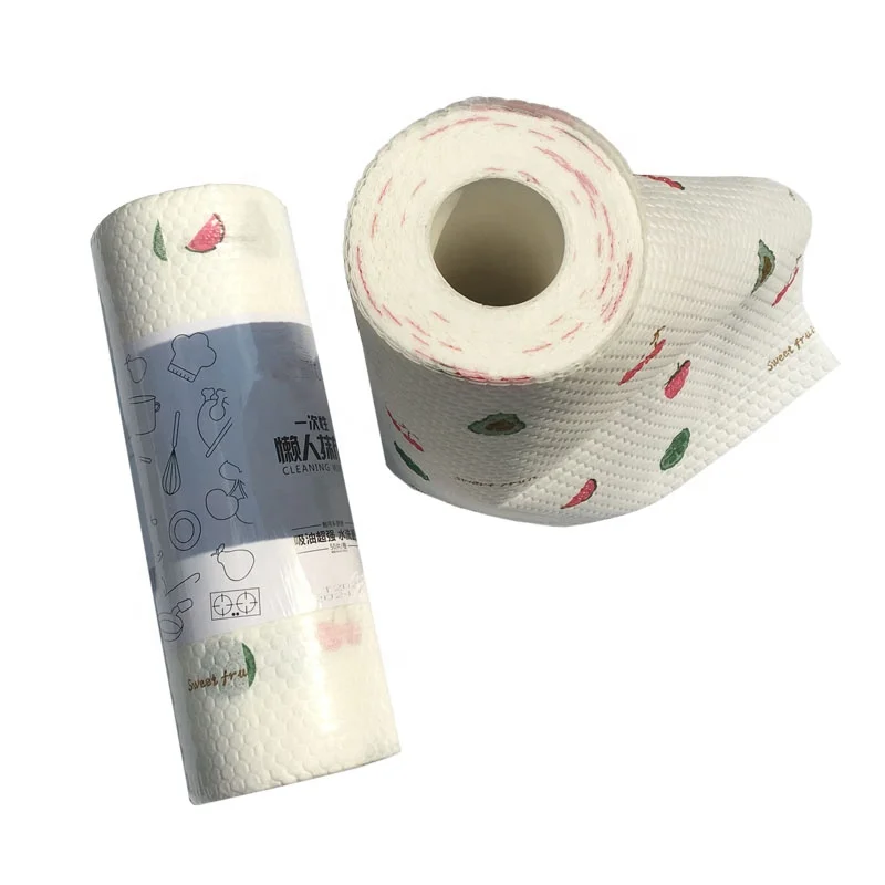 Биоразлагаемое многоразовое нетканое полотенце из спанлейса, кухонные полотенца, очищающее нетканое полотенце из микрофибры