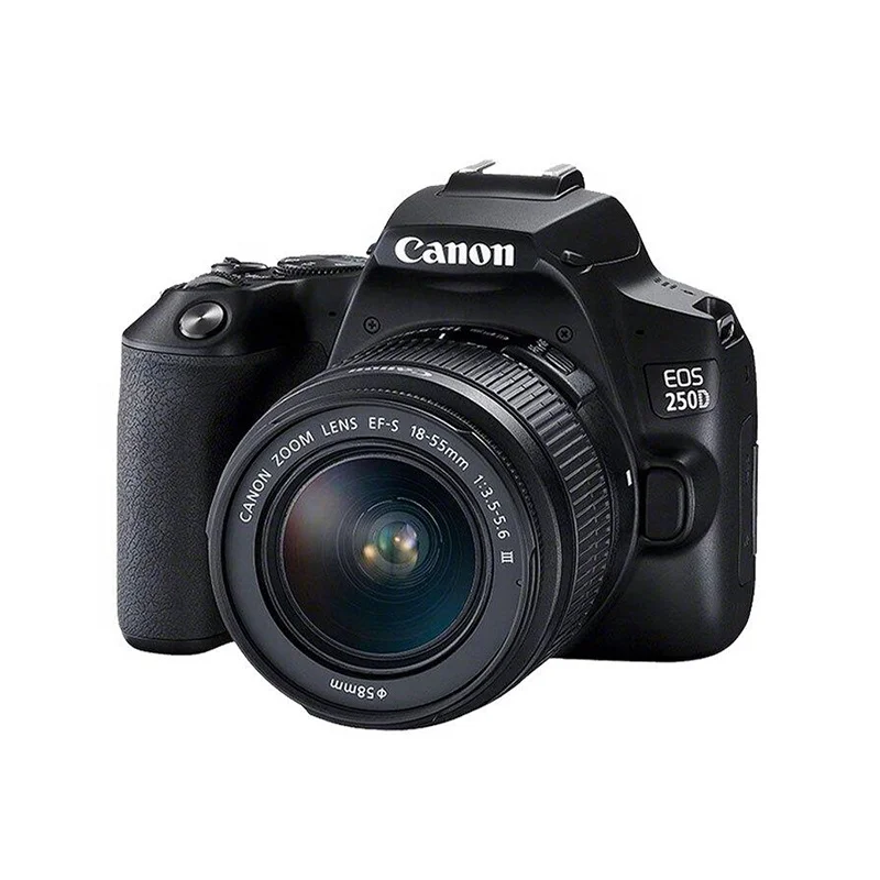 Новинка для цифровой зеркальной фотокамеры Canon EOS 250D APS-C SLR 4K HD камера с объективом EF-S 18-55 мм 1:3.5-5,6 III