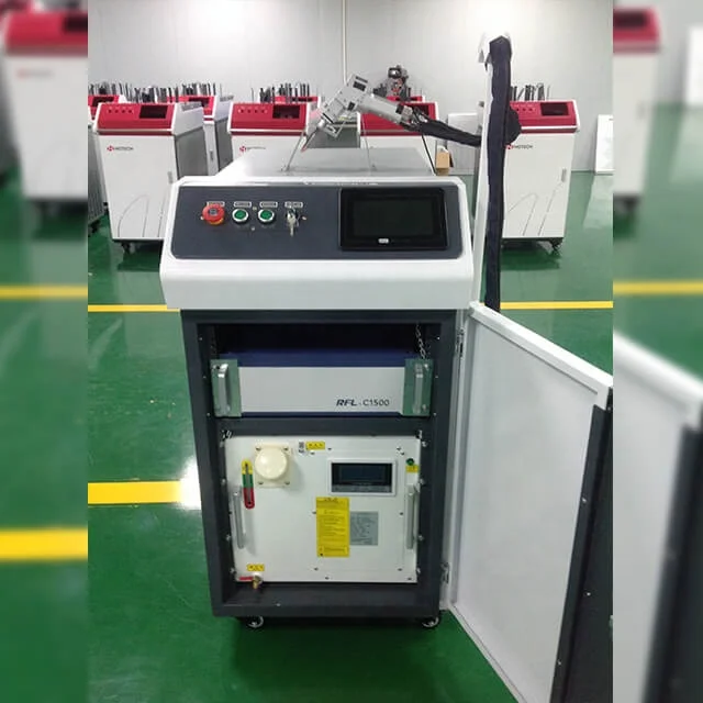 HGTECH HGSTAR 1500 Вт 2000 3000 портативный 3 в 1 Многофункциональный лазерный очистительный аппарат для лазерной резки металла