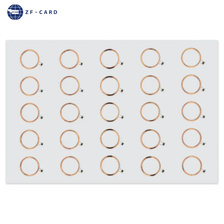 Заводская 13 56 mhz MIFARE(R) Классический 1K Prelam Rfid инкрустированный лист NFC Антенна RFID prelam для карт