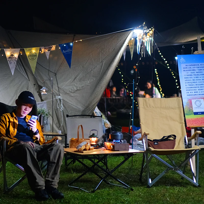 AREFFA 1680D Export Aluminum Outdoor Relaxing Travel Foldable Camping Chair