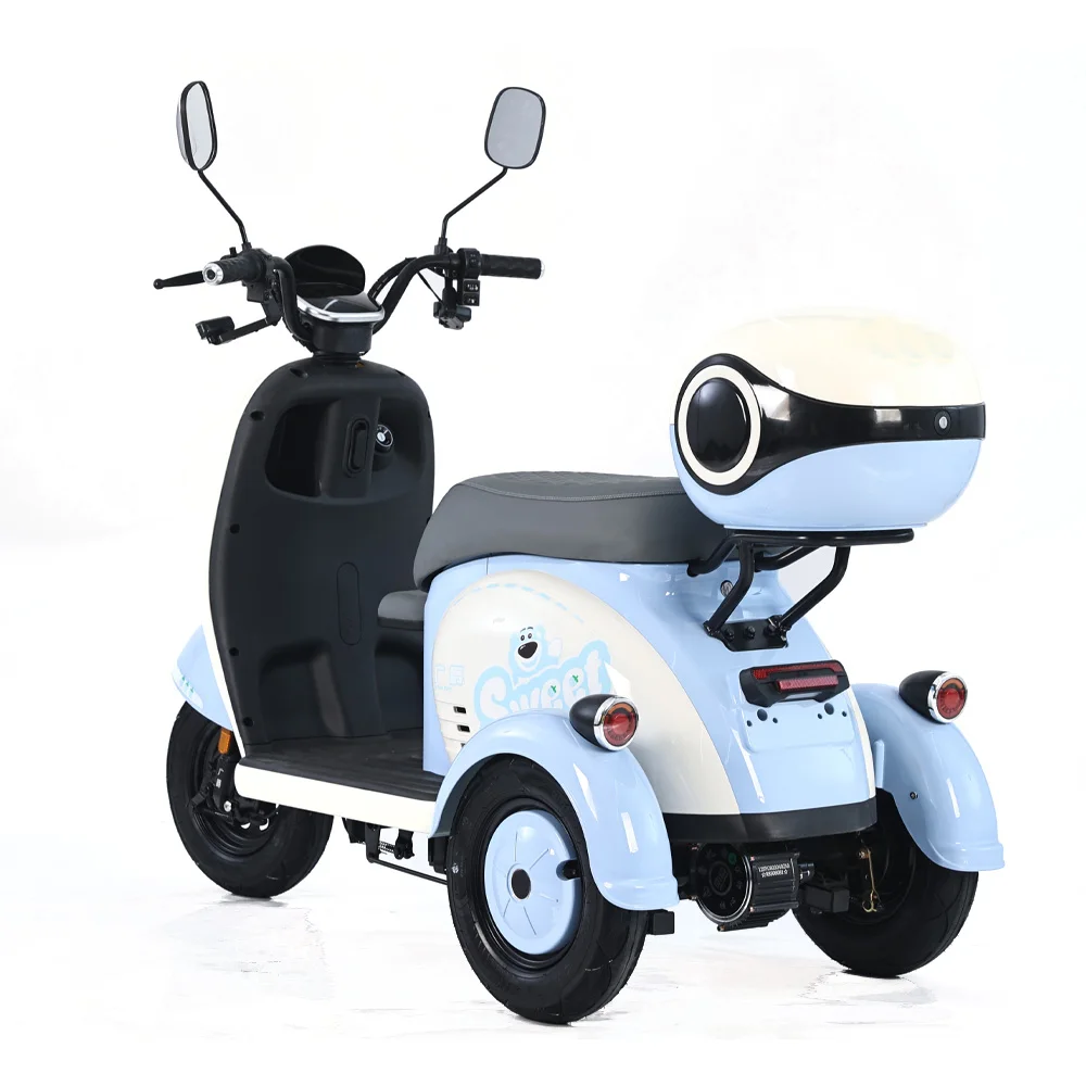 Wholesale 600W Electric Tricycle Bike Long Range Adults Electric Bicycle 3 Wheels Electric Scooter