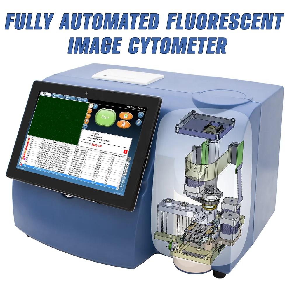 
SCCS- Low Magnification Microscope Auto Focus Cell Counting Software SCC FLUORESCENT SOMATIC CELL COUNTER 