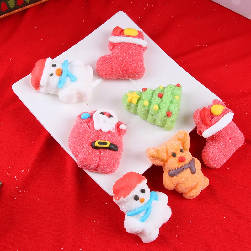 Christmas Tree Shaped Candy Packaging Box marshmallow Fruity Gummy Candy