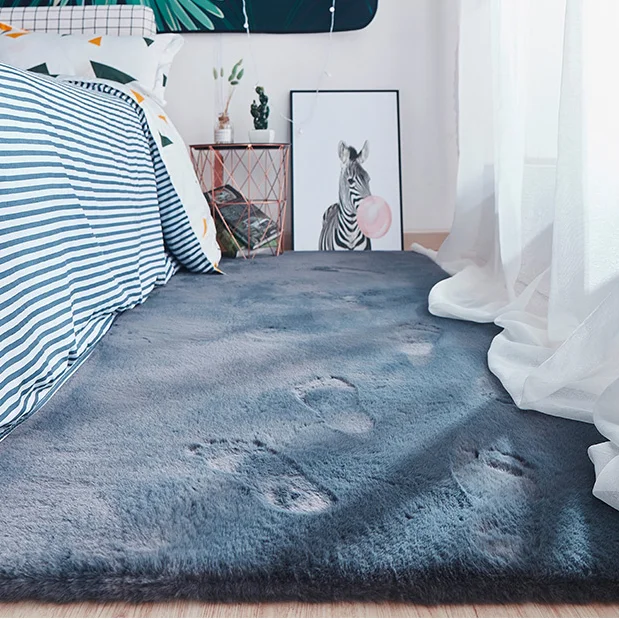 Меховые коврики, напольный коврик, ковер для продажи, красный пушистый роскошный прикроватный ковер для спальни, гостиной, комнаты для рисования