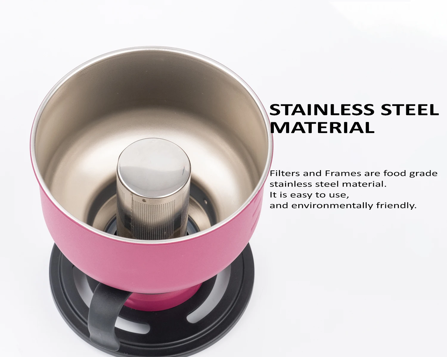 Adventure Travel Outdoor Stainless Steel Coffee Filter With Coffee Tumbler / Mug Set