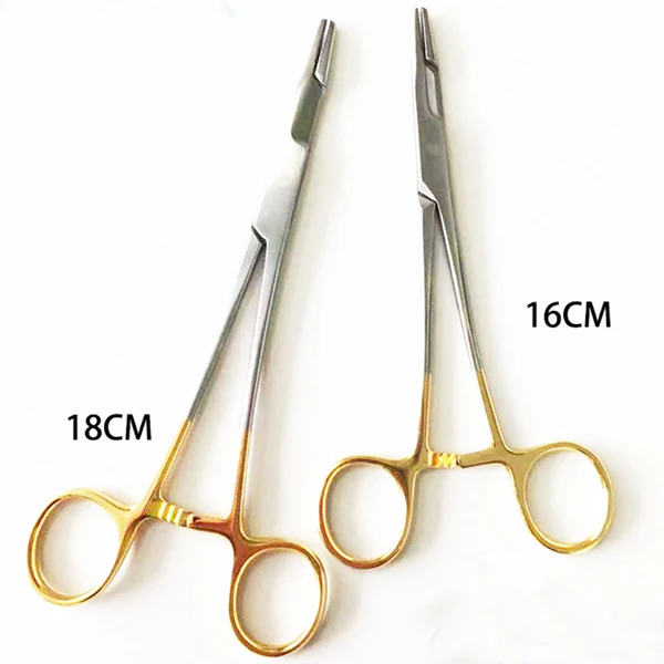 14cm 16cm Multi Functional Needle Holder with Scissor