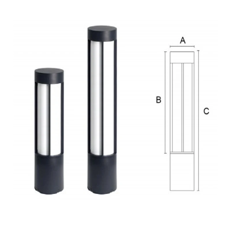 Retro Style Garden Lamp 20 Watt Led Light for Courtyard Villa Park