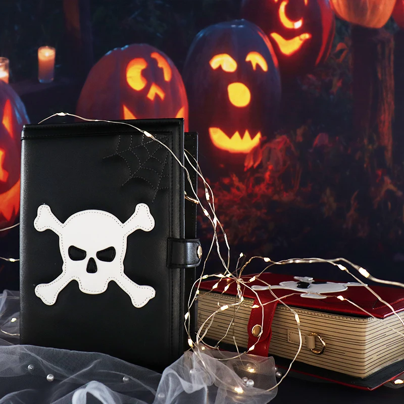 Bag Factory Designed Punk Magic Book Shaped Purse Custom Dark Style Gothic magic witchy purse