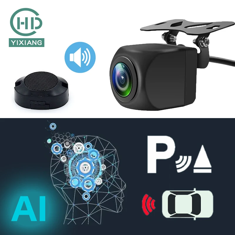 New AI Backup Camera for Car AHD 720P Night Vision waterproof Rear View Car Camera