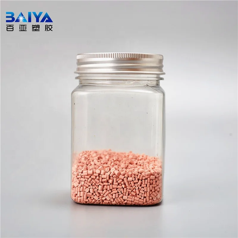 Plastic  Color Compounds Pink ABS Carrier Colour MasterBatch For Injection Moulding