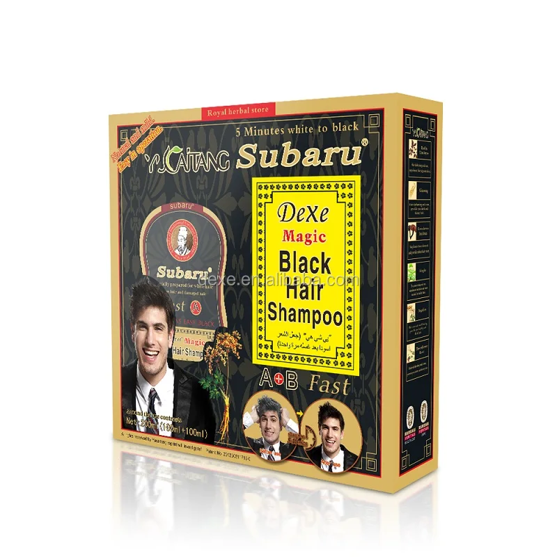 container selling 200ml subaru black hair shampoo subaru hair color shampoo