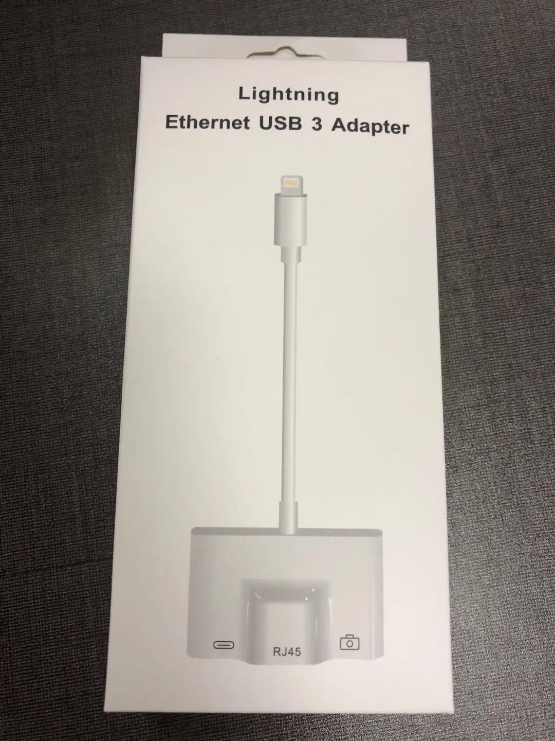 Lightning USB OTG кардридер Rj45 Ethernet адаптер для
