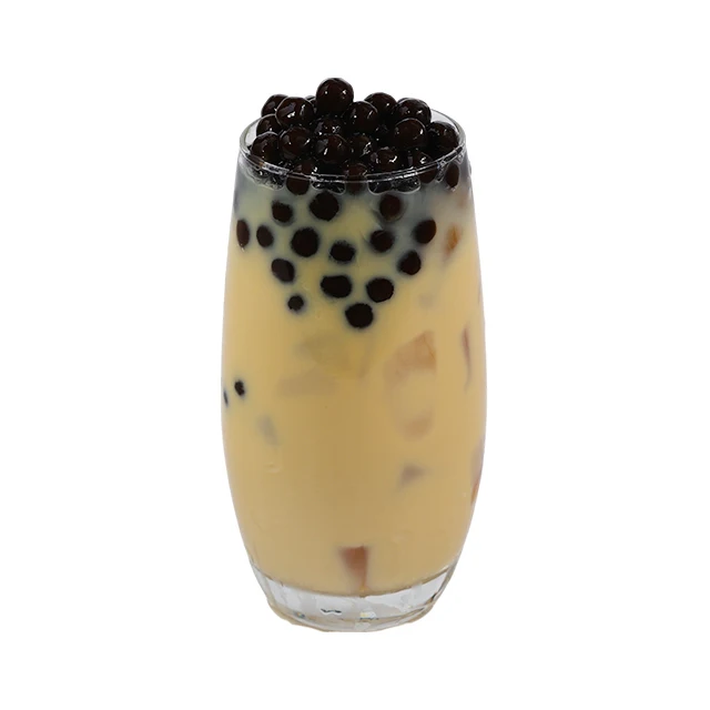 wholesale 1kilo 0.8mm chewy Quick-Cook Black Tapioca Pearls for Bubble Tea Ingredients