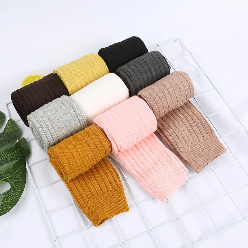 cotton knitting soft skin non-slip Children tights dispensing cute cartoon pattern pantyhose girls baby tights