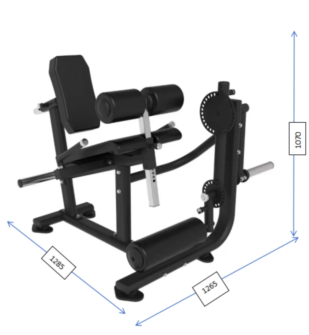 Strength machine gym equipment plate loaded seat leg extension machine fitness equipment