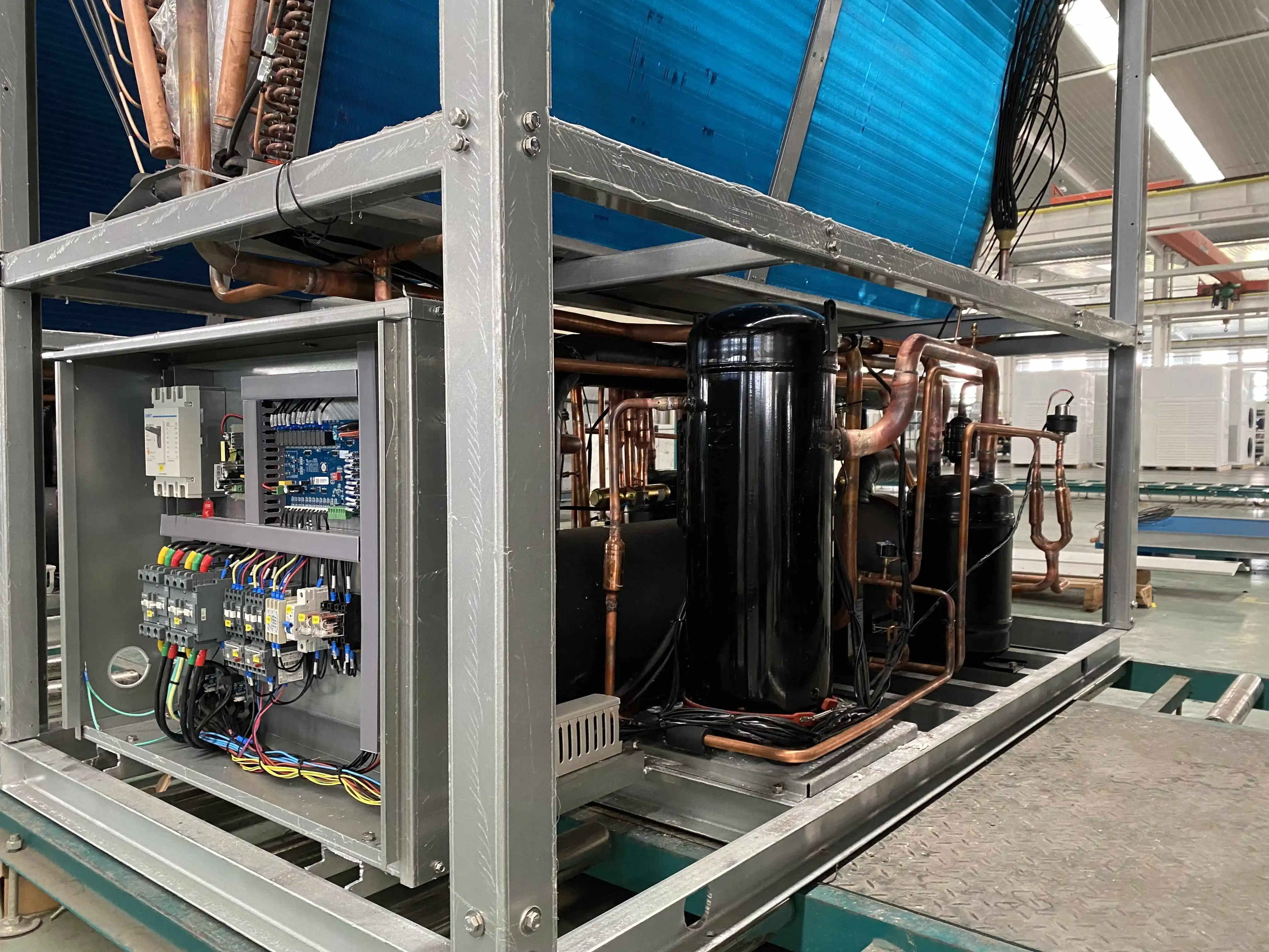 Industrial Air Cooled Chiller Scroll Water Chiller Units For Hotel Bannk Work office area