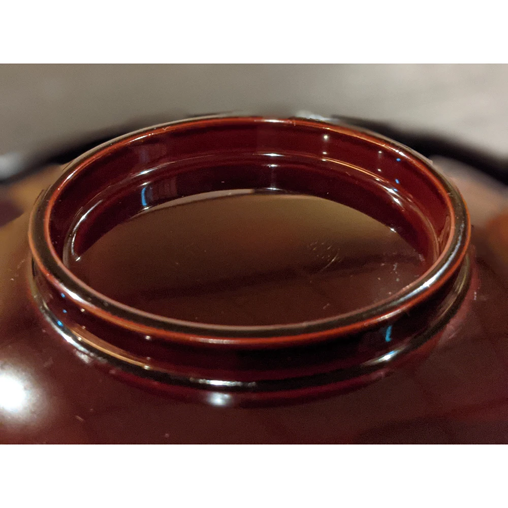 Nishimura Kisshodo Wooden Decorative Salad Bowl With A Lacquer Coating