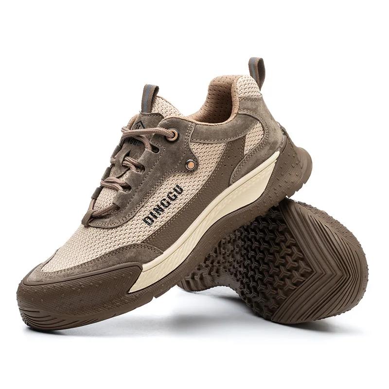 2023 Latest Toe Cap Construction Shoes Work Safety Boots Composite Steel Custom Men Leather Unisex OEM Customized Anti American