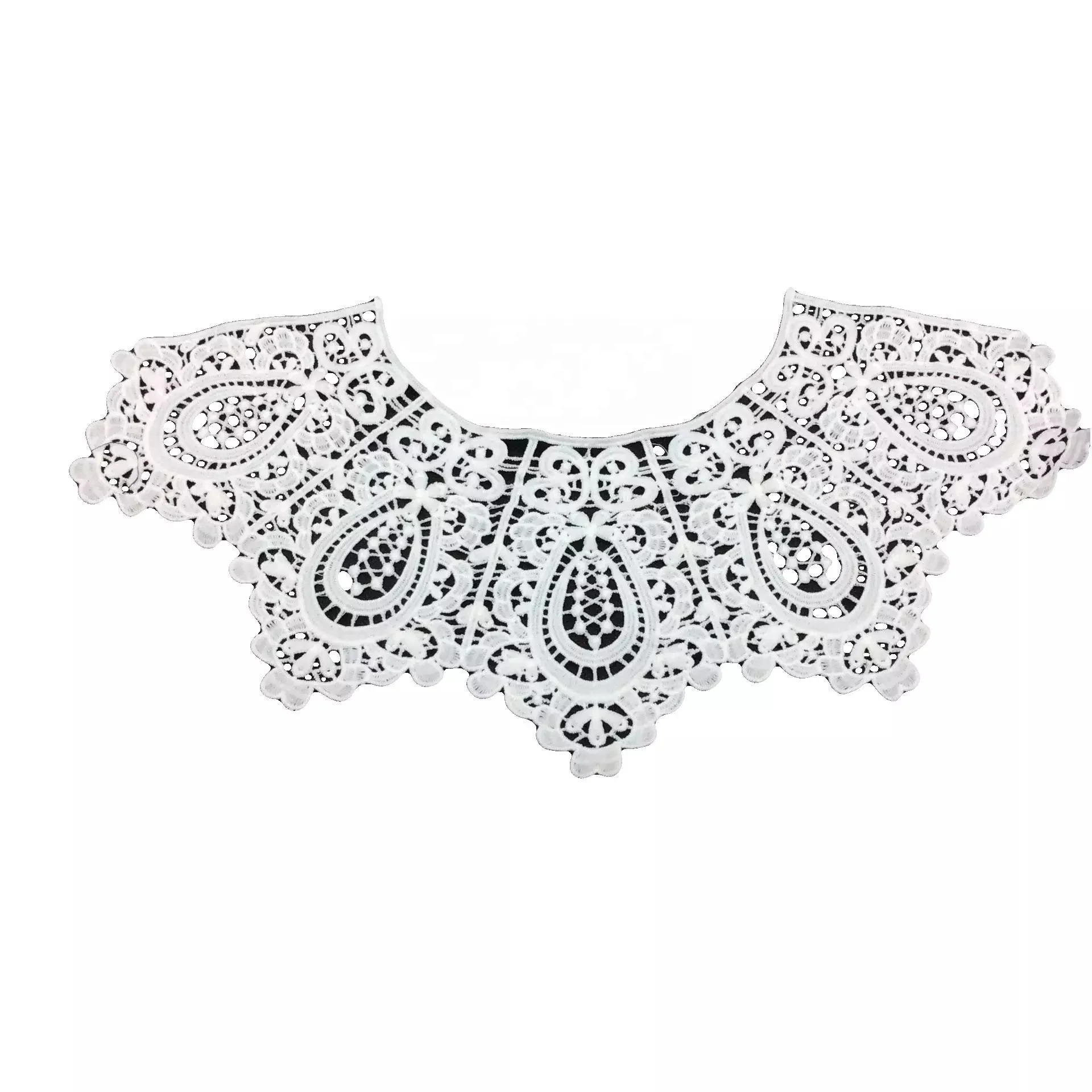 2021 новая Водорастворимая кружевная отделка, новейшая китайская Ретро поставка, дизайнерская ткань с вышивкой и нитками, кружевной воротник