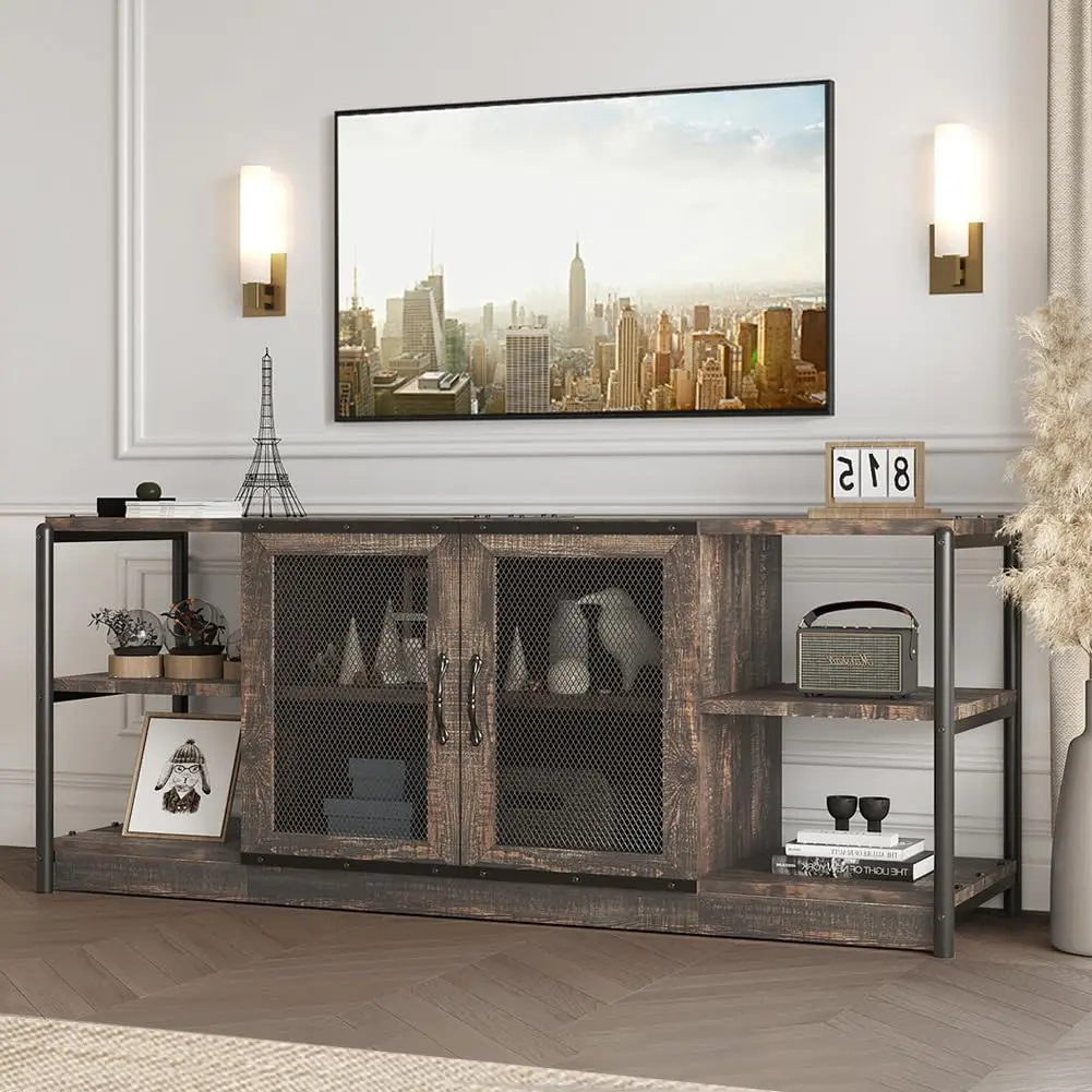 Wood Antique Lcd TV Unit Cabinet Desk Home Living Room Furniture Manufacturer Wooden Stands Tables Rack for tv