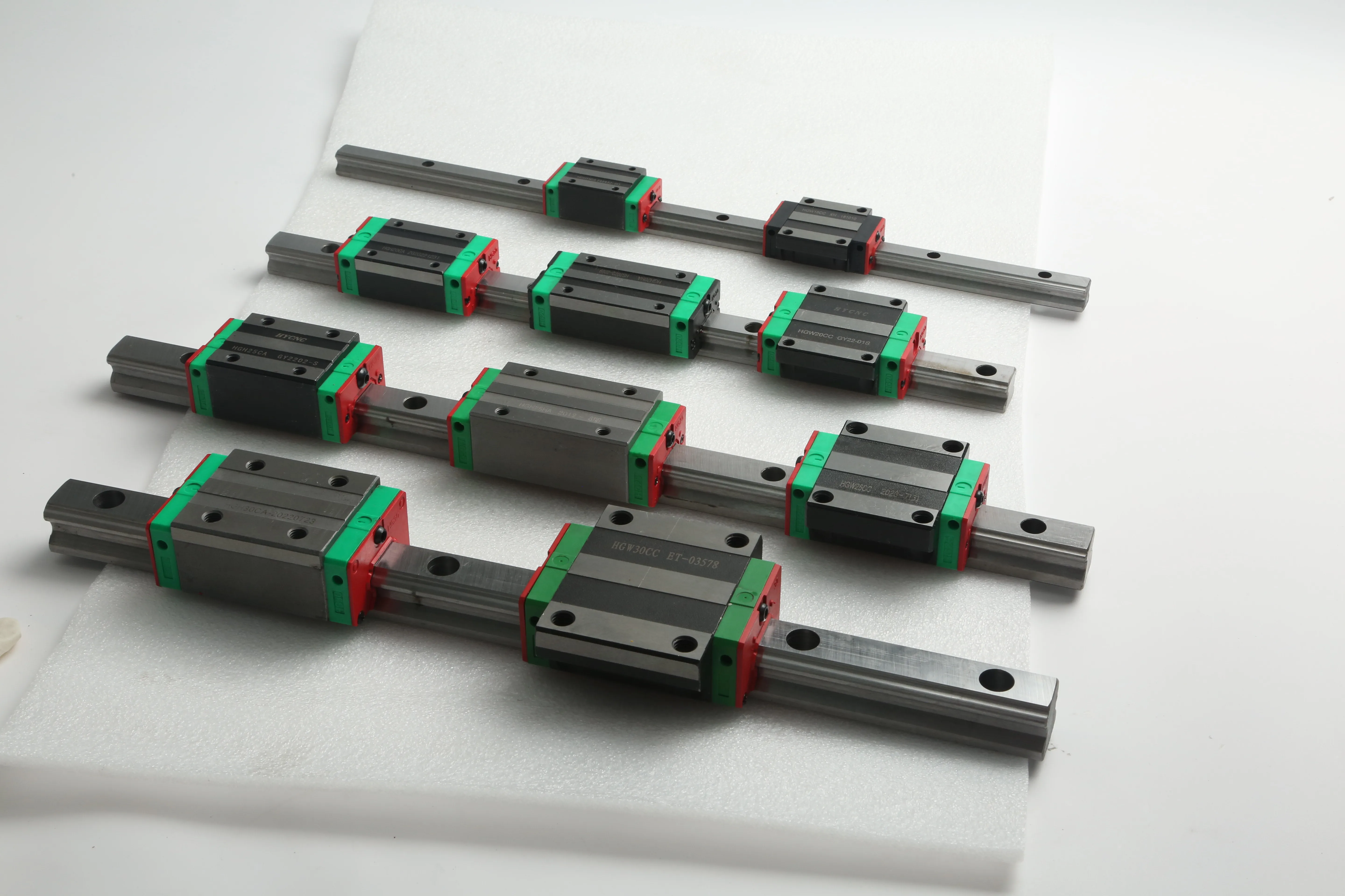 HYCNC Replace Hiwin cnc linear guide rail and slider block linear guideway for Engraving Machine laser machine