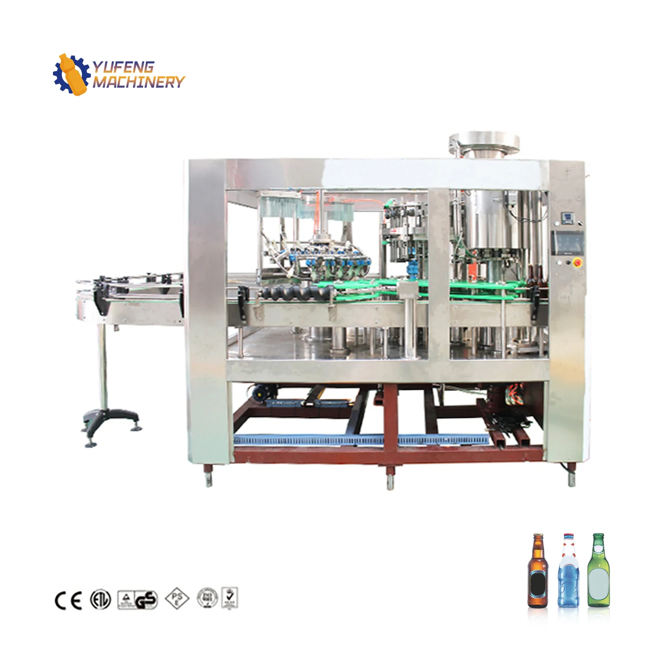 Direct Wholesale 2500BPH Glass Bottle Beer Drink Bottling Filling Machine