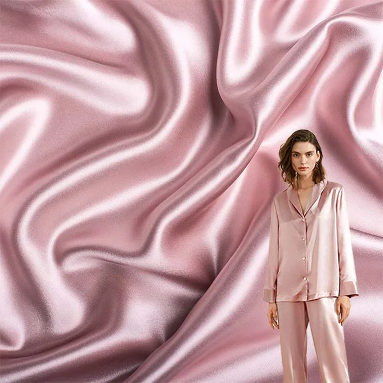 High Quality 16 19 22 MM Natural Silk Fabric Pure 100% Silk Fabric Luxury Silk Fabrics For Clothing