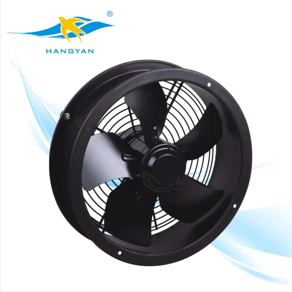 CE YWF4E-350 14inch Short Round Tube  220V AC axial cooling fans ventilation fans industrial