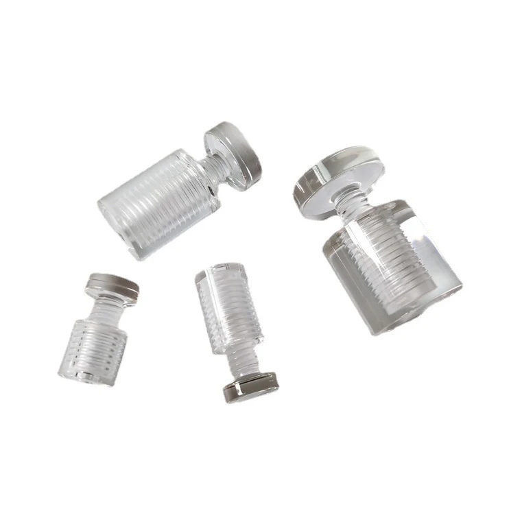 Wall mirror Glass clear Acrylic plastic sign advertising Mounting Holder standoff fixing screw Nail Pin