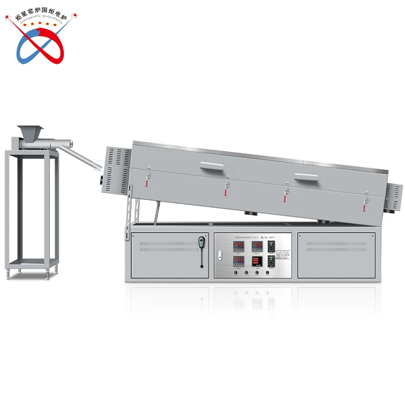 Powder Sintering High-temperature Electric 3 Zone Tube Furnace