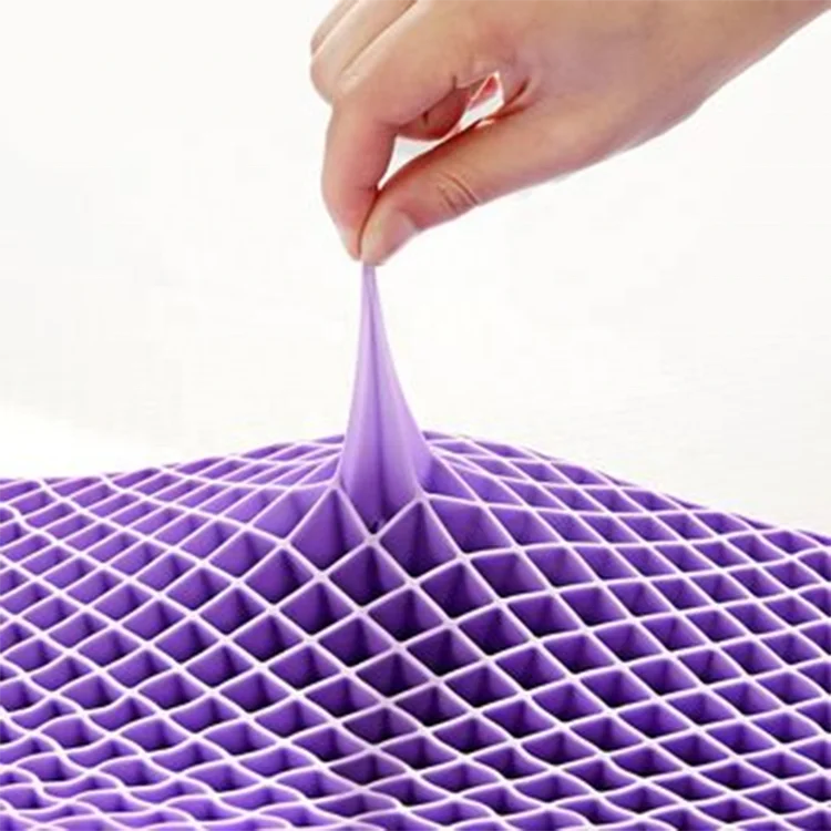 New Fashion Comfortable No Pressure Grid Shape Gel Tpe Topper Full Size High Quality Mattress