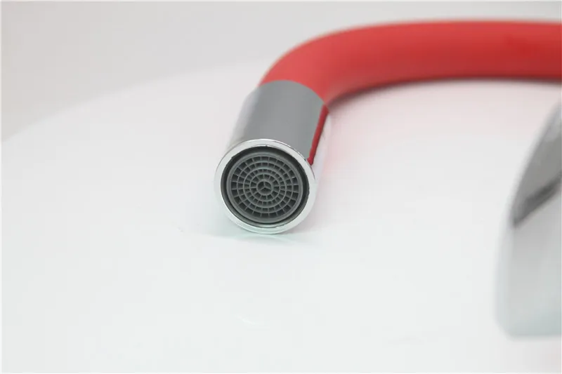 Factory made all copper kitchen faucet ceramic inner core tap water faucet pressure gauge faucet