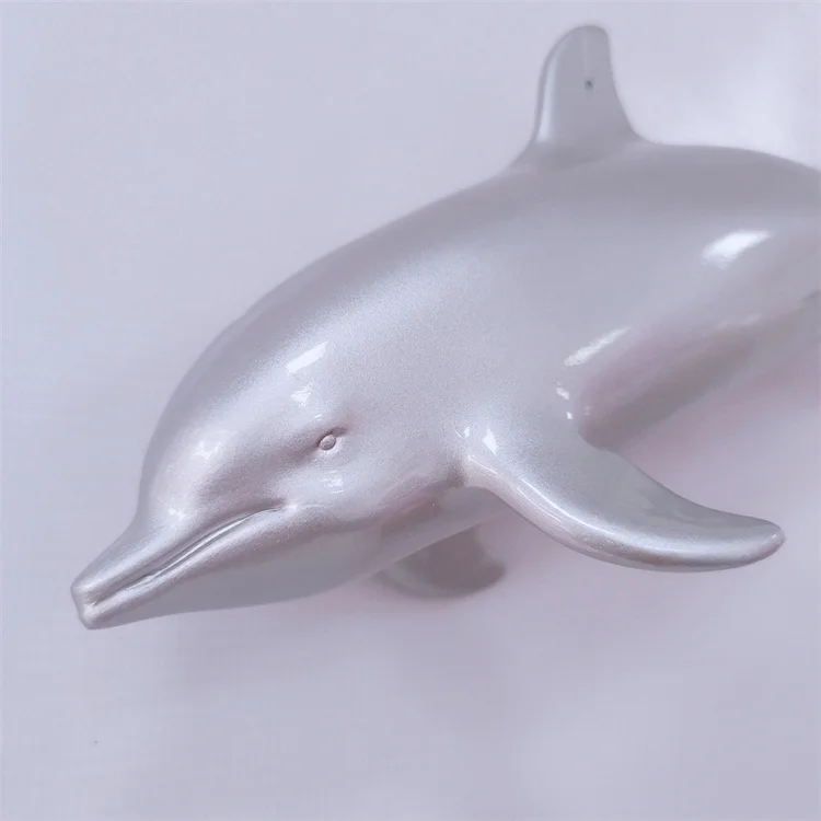 New Product Modern Fiberglass Fish Sculptures Dolphin Fiber Glass Giant Sculpture Dolphin fish Statue