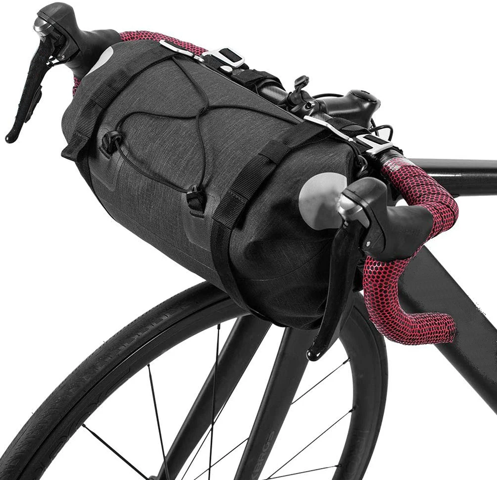  Сумка на руль велосипеда Bikepacking Большая водонепроницаемая сухая сумка передний рулон для горных и дорожных