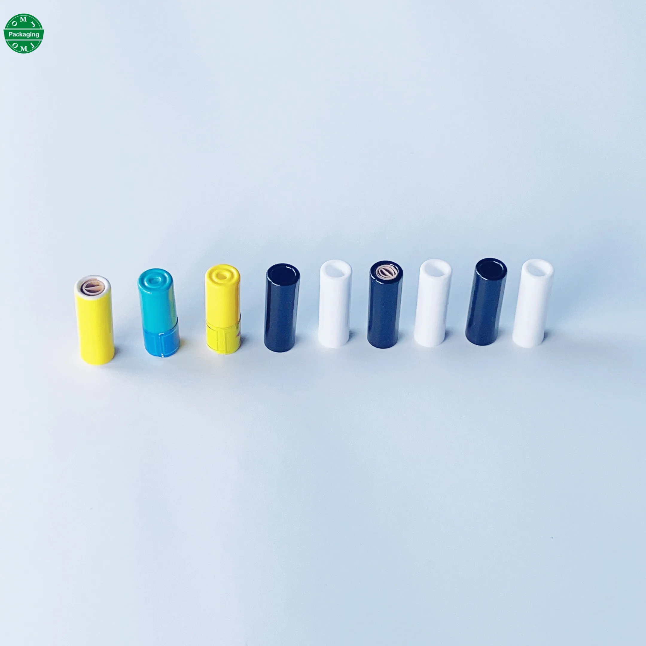 Colorful cone shape round shape Ceramic Tip ceramic vials with paper filter for rolling paper pack