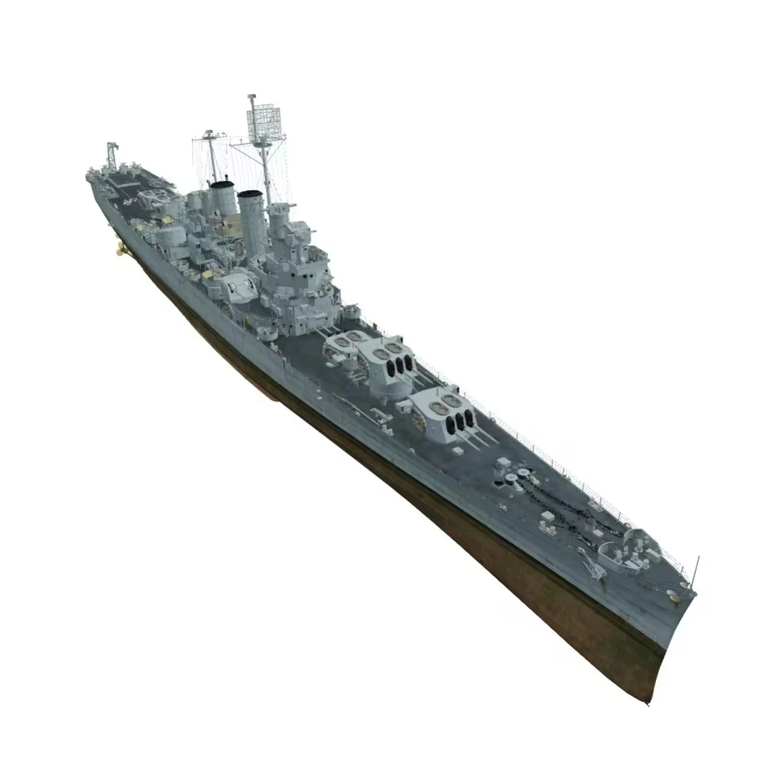 Легкий крейсер класса Бруклин с 3d-печатью 1/350 USS Helena (CL-50) (полный корпус)