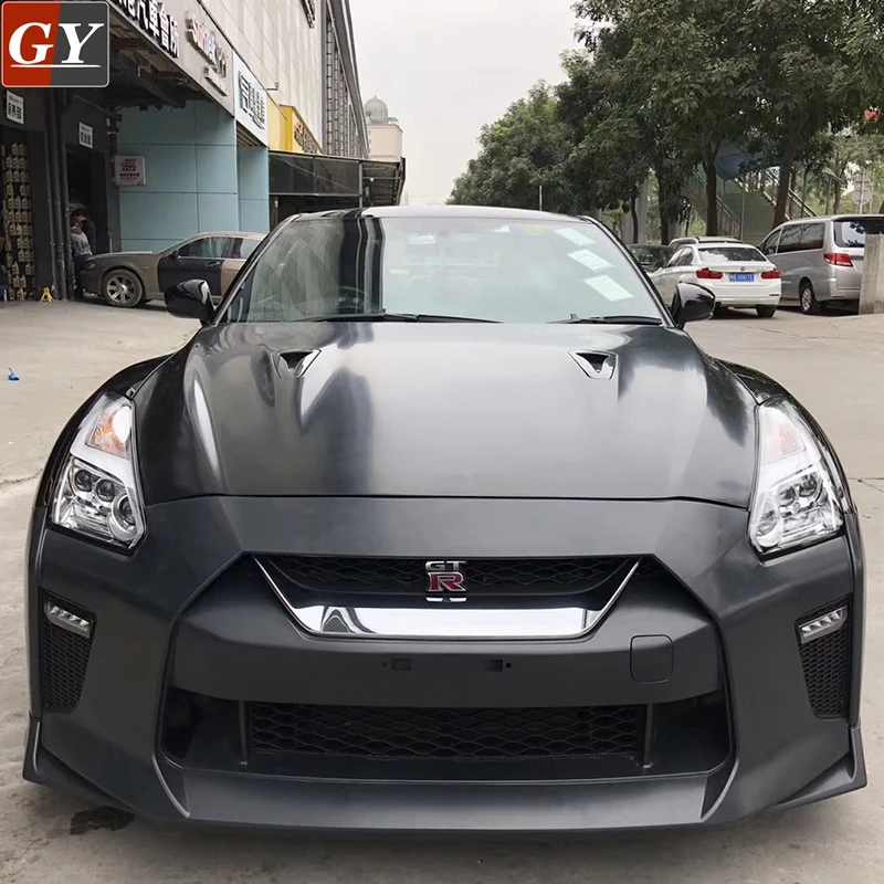 Полипропиленовый корпус MY17 OEM с налобным фонарем и задним для NISSAN 08- R35 GTR
