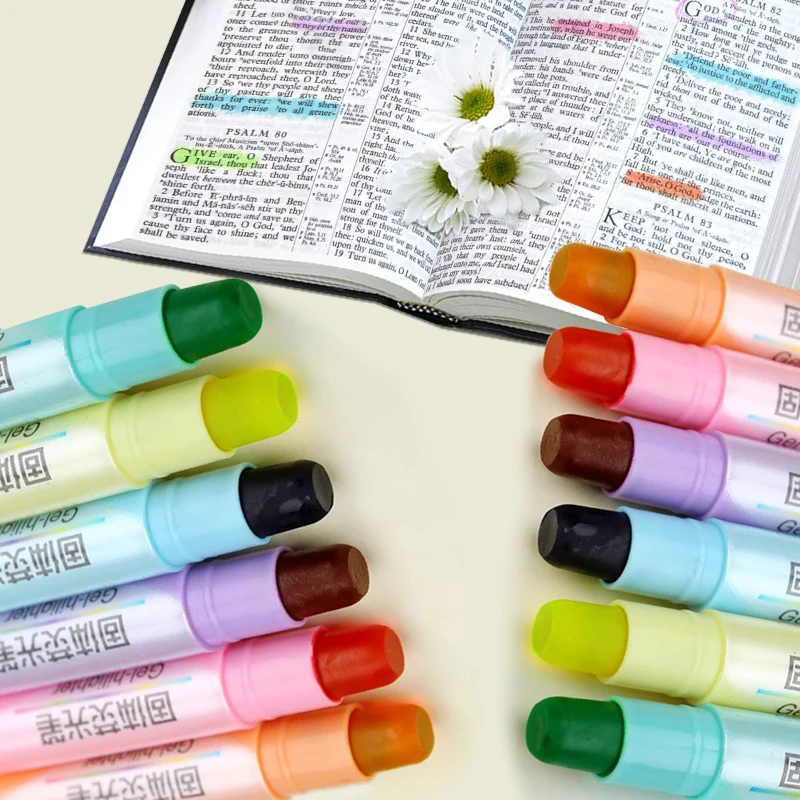 Sipa SH896 SH896A Washable on Skin Non-toxic Ink Jet Proof Gel colorful office student marker highlighter pen