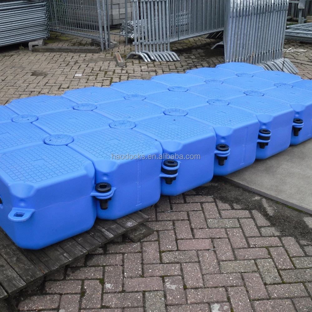 
maintenance-free modular HDPE floating pontoon dock blocks 