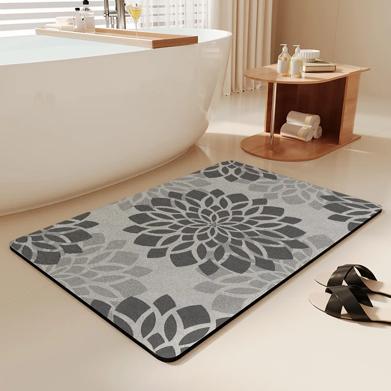 Мягкий нано-дизайн, удобный нескользящий Быстросохнущий супервпитывающий коврик для ванной комнаты, коврик для душа